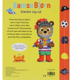 Forlaget Carlsen Bøger>Bog - Bamse Bjørn Klæder Sig Ud - Dansk