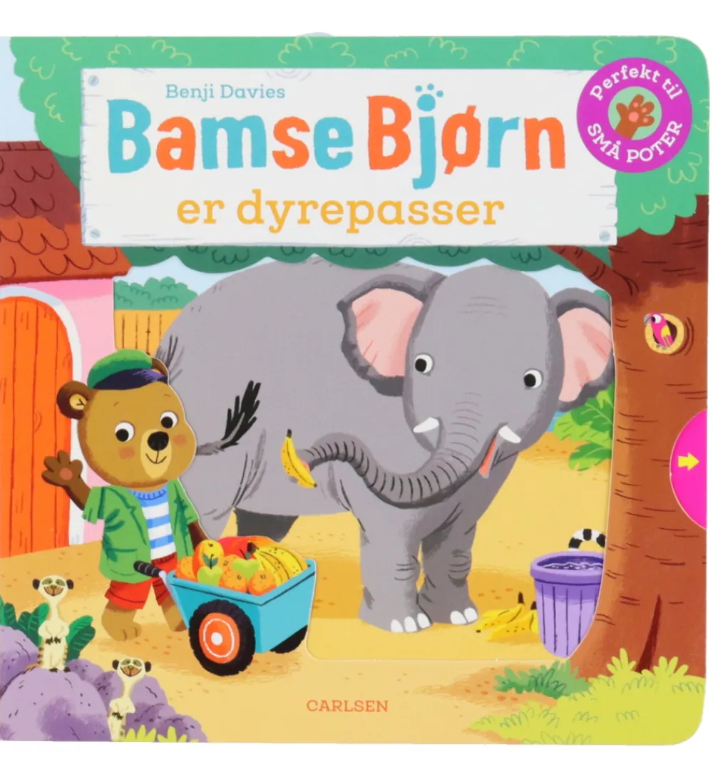 Forlaget Carlsen Bøger>Bog - Bamse Bjørn er dyrepasser