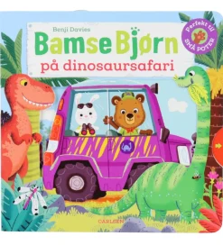 Forlaget Carlsen Bøger>Bog - Bamse Bjørn på dinosaursafari