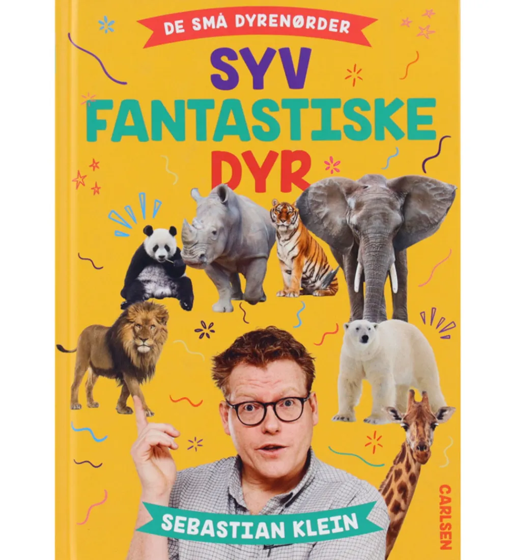 Forlaget Carlsen Bøger>Bog - De Små Dyrenørder - Syv Fantastiske Dyr -