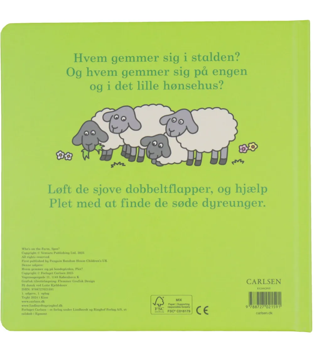 Forlaget Carlsen Bøger>Bog - Hvem Gemmer Sig På Bondegården Plet - Dan