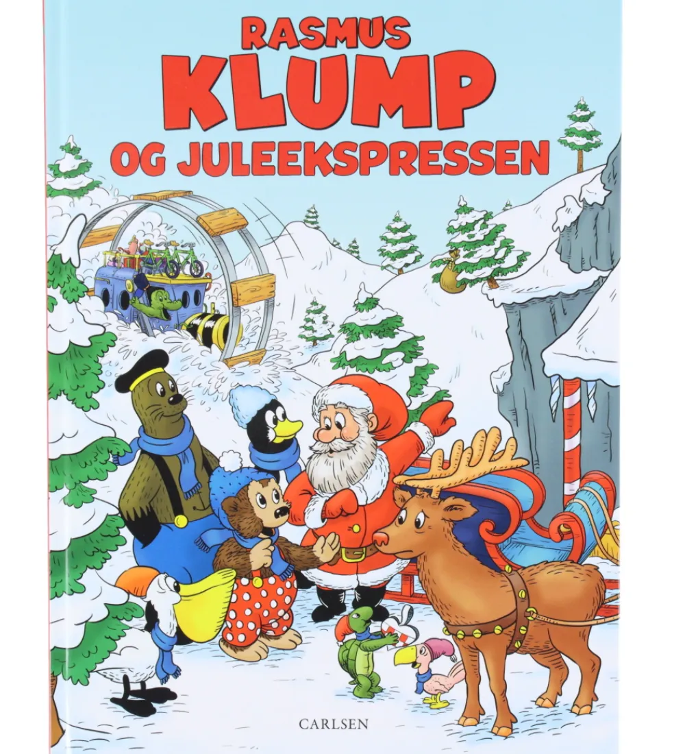 Forlaget Carlsen Bøger>Bog - Rasmus Klump og Juleekspressen - Dansk
