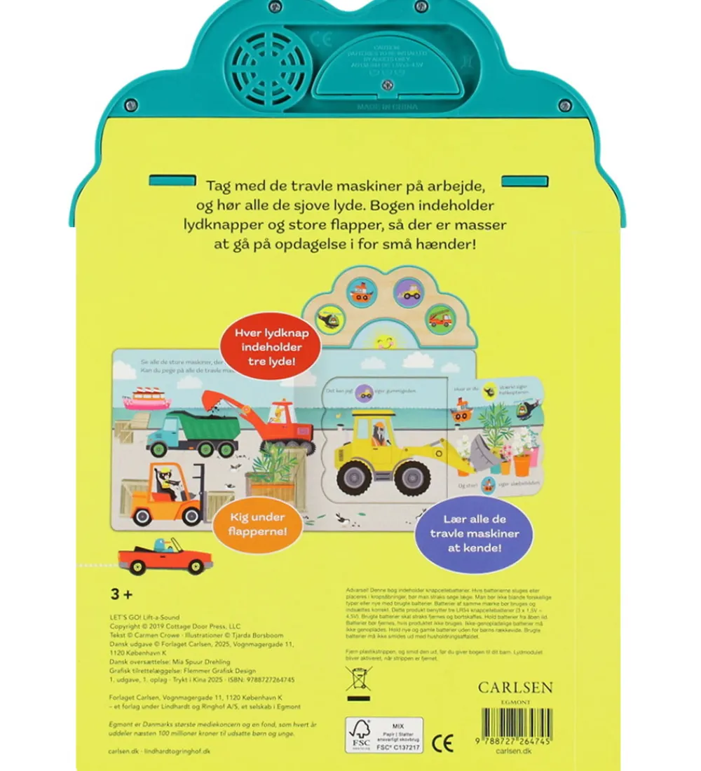 Forlaget Carlsen Bøger>Bog m. Lyd - Maskiner Med Lyd - DA