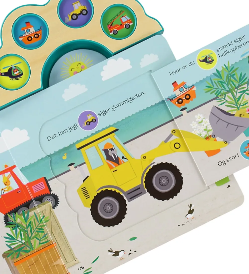 Forlaget Carlsen Bøger>Bog m. Lyd - Maskiner Med Lyd - DA