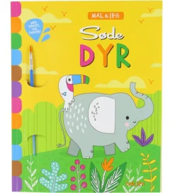 Forlaget Carlsen Bøger|Malebog>Malebog - Mal og leg - m. Farver og Pensel