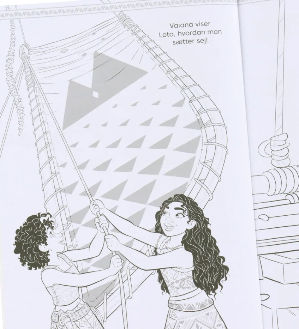 Forlaget Carlsen Malebog|Kreativ Leg>Malebog - Vaiana 2