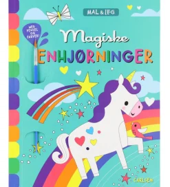 Forlaget Carlsen Malebog|Kreativ Leg>Malebog - Mal Og Leg: Magiske Enhjørninger