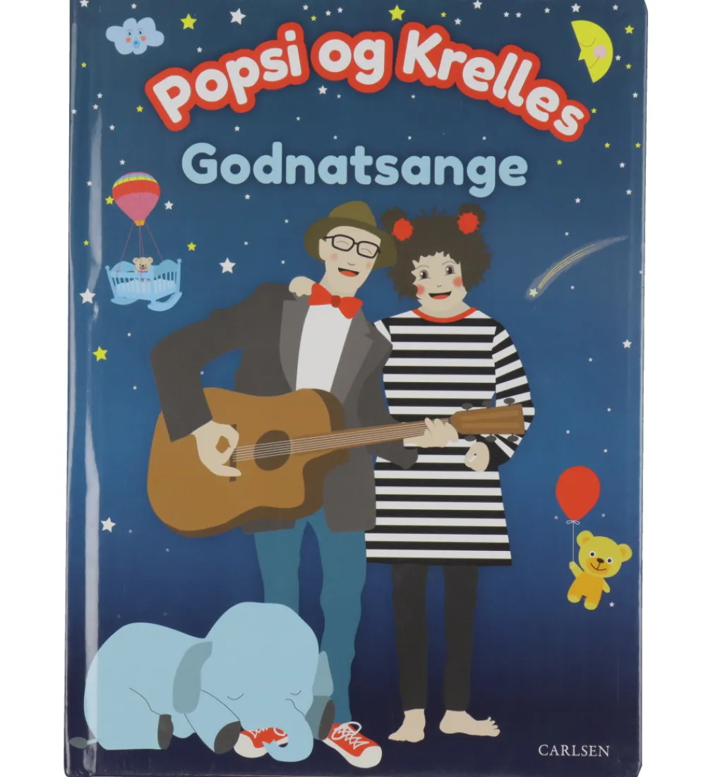 Forlaget Carlsen Bøger>Sangbog - Popsi og Krelles Godnatsange - Dansk