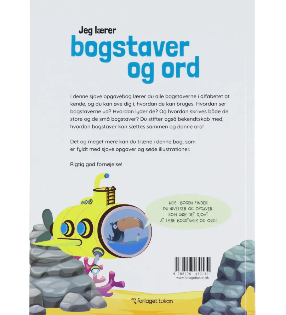 Forlaget Tukan Kreativ Leg|Bøger>Aktivitetsbog - Jeg Lærer Bogstaver Og Ord - Dans