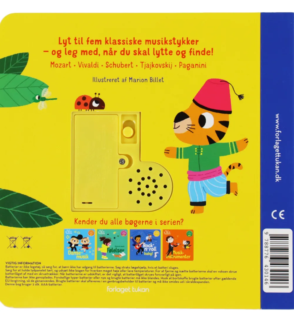 Forlaget Tukan Bøger>Bog m. Lyd - Min Lille Musikbog - Klassisk Musik