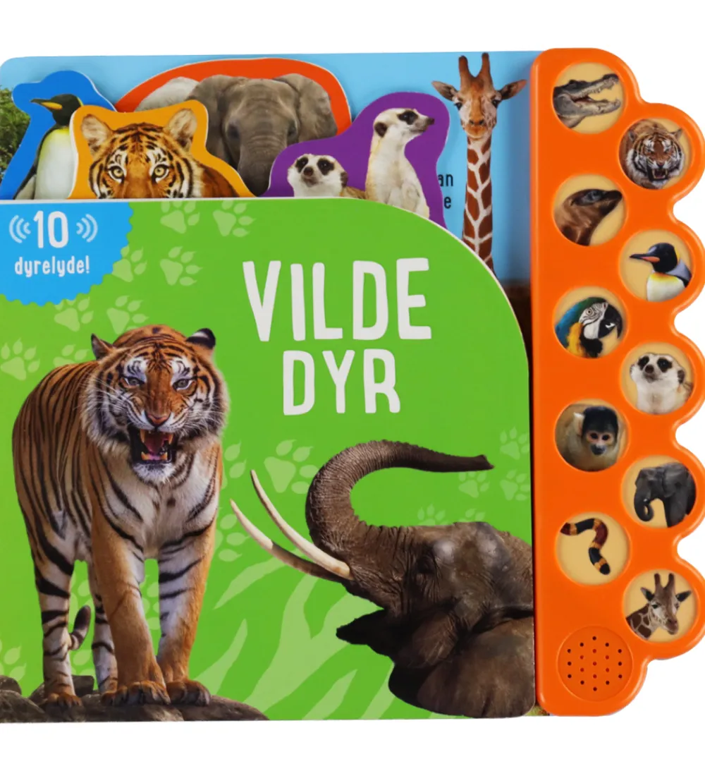 Forlaget Tukan Bøger>Bog m. Lyd - Vilde Dyr - DA