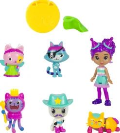 Gabby's Dollhouse Dukker Og Tilbehør>Figursæt - 7 Dele - Celebration