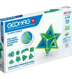 Geomag Magnetlegetøj>Magnetsæt - Classic Panels Recycled - 114 Dele