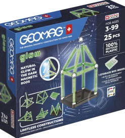Geomag Magnetlegetøj>Magnetsæt - Glow Recycled - 25 Dele