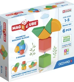 Geomag Byg Og Klodser|Magnetlegetøj>Magnetsæt - Magicube Starter Set - 6 Dele