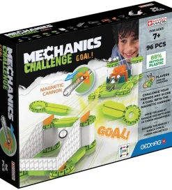 Geomag Byg Og Klodser|Spil>Magnetsæt - Mechanics Challenge Goal - 96 Dele