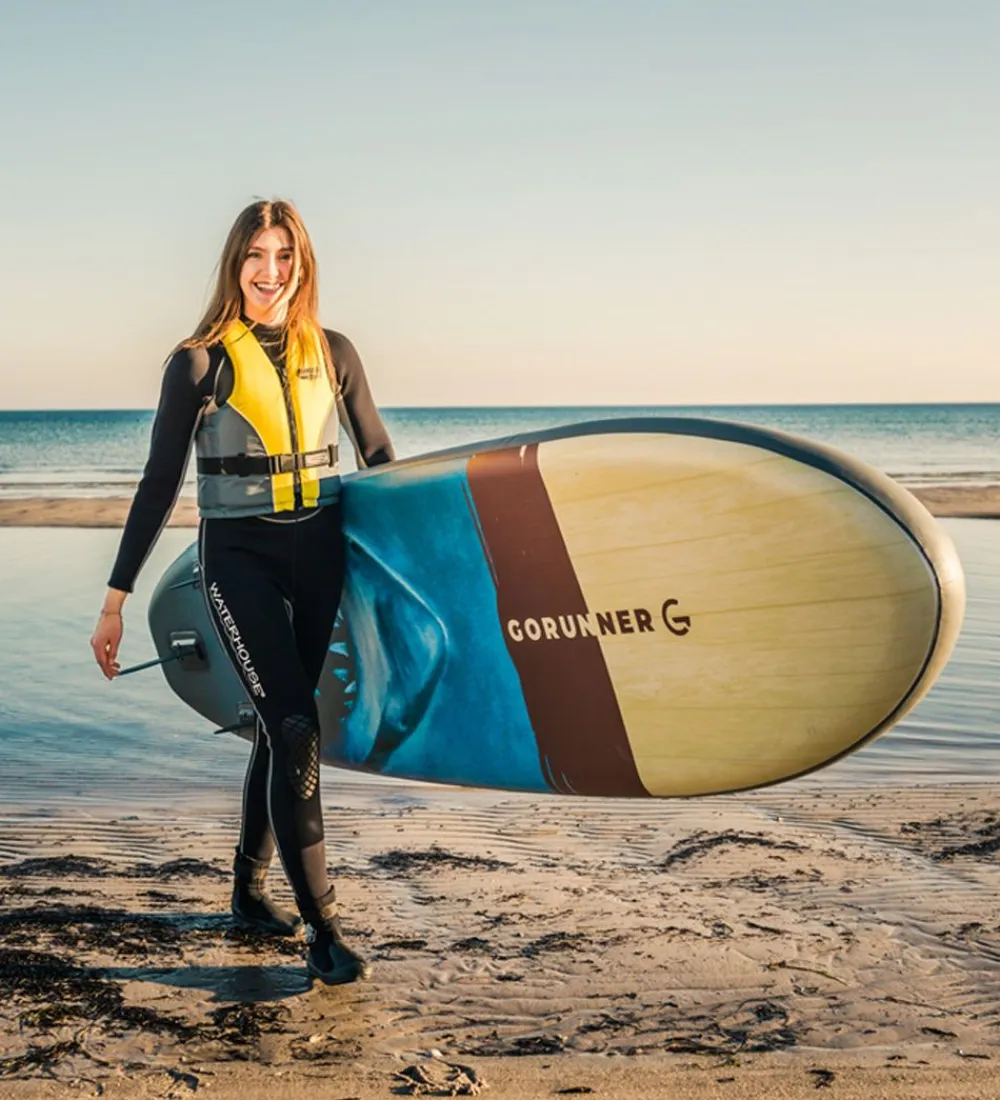 GoRunner Vandleg|Strandlegetøj>Supboard - 320x84 cm - Shark - Blå
