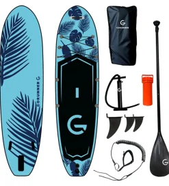 GoRunner Vandleg|Strandlegetøj>Supboard - 320x84 cm - Flower - Blå