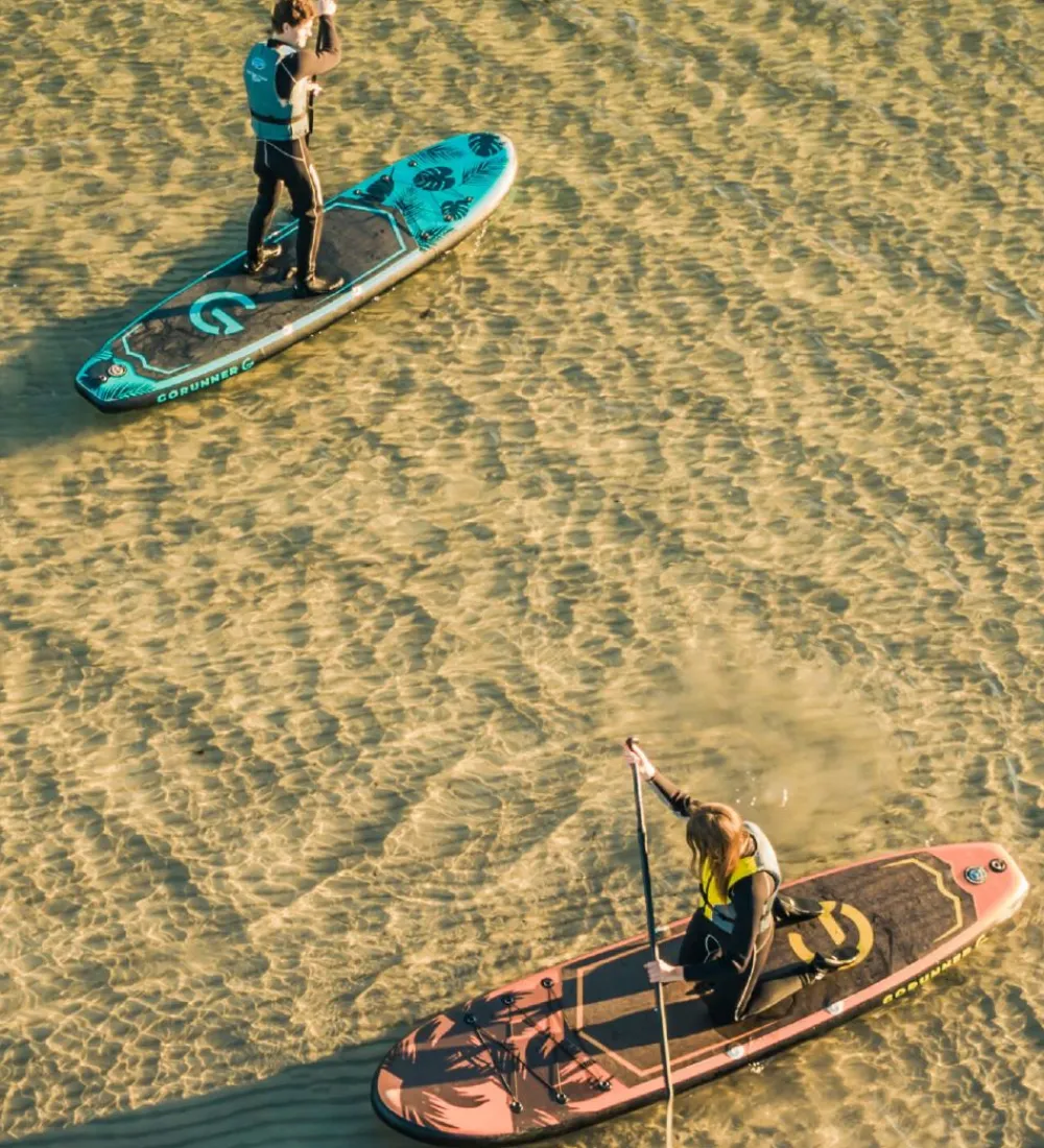 GoRunner Vandleg|Strandlegetøj>Supboard - 320x84 cm - Flower - Blå