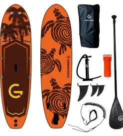 GoRunner Vandleg|Strandlegetøj>Supboard - 320x84 cm - Turtle - Orange