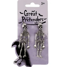 Great Pretenders Udklædningstøj|Rolleleg>Øreclips - Spooke Scary Skeleton
