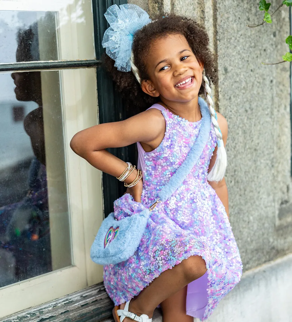 Great Pretenders Halloween>Skuldertaske - Rainbow Cuddle - Periwinkle