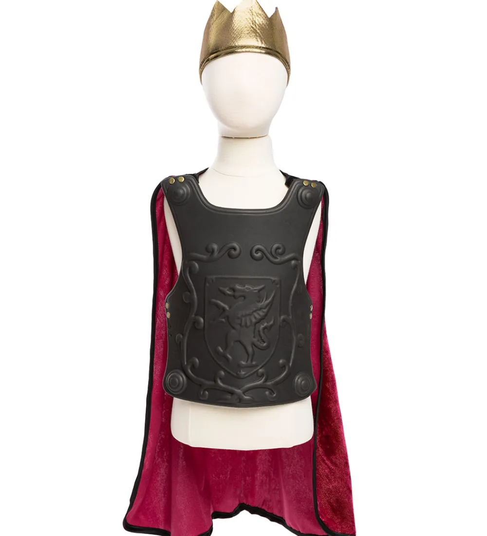 Great Pretenders Rolleleg>Udklædning - Ridder Kappe m. Skjold/Krone