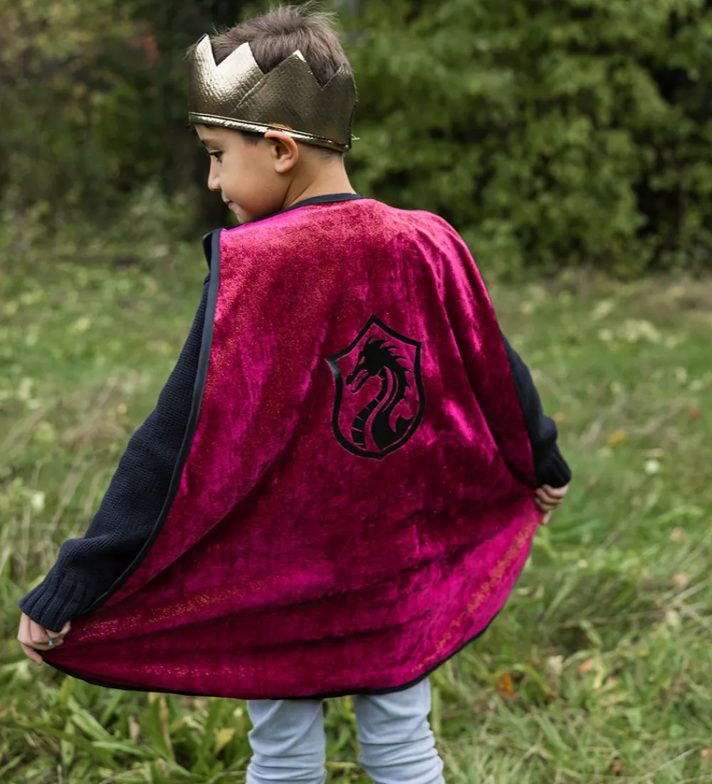 Great Pretenders Rolleleg>Udklædning - Ridder Kappe m. Skjold/Krone