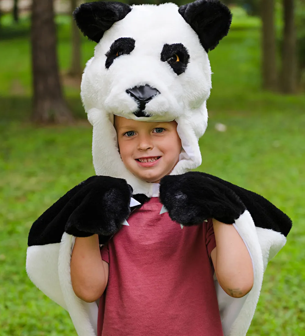 Great Pretenders Rolleleg>Udklædning - Kappe - Panda - Hvid/Sort