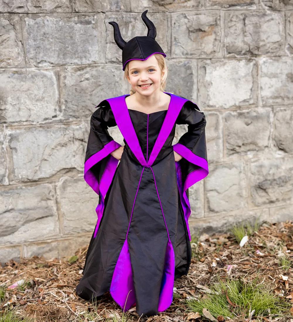 Great Pretenders Halloween>Udklædning - Skurk Prinsessekjole m. Hat - Sort