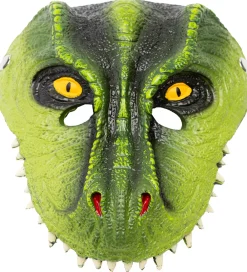 Great Pretenders Rolleleg>Udklædning - T-Rex Dino Maske - Grøn