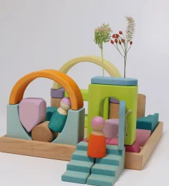 Grimms Byg Og Klodser|Trælegetøj>Trælegetøj - Building World - Cloud Play