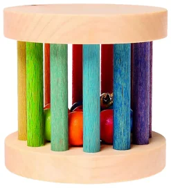 Grimms Trælegetøj>Trælegetøj - Mini Rangle - Multifarvet