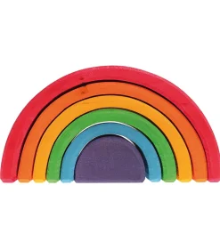 Grimms Stablelegetøj>Trælegetøj - Regnbue - 6 Dele - Multifarvet