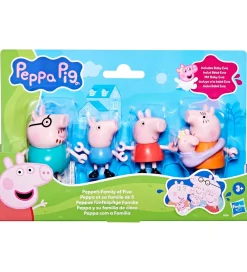 Gurli Gris Figurer>Legetøjsfigurer - 4 stk. - Peppa's Family Of Five