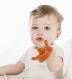 Haakaa Bideringe>Bidering - Silikone - Krone - Amber