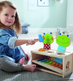 HABA Musikinstrumenter>Hammerspil/Xylofon - Frøer - Natur/Multifarvet