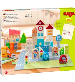 HABA Trælegetøj|Puslespil>Play World Puslespil - 40 Dele