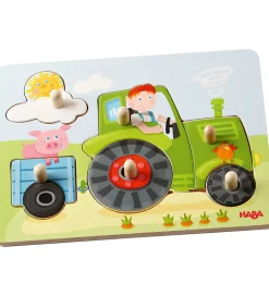 HABA Puslespil>Puslespil - 6 Brikker - Træ - Peter's Farm