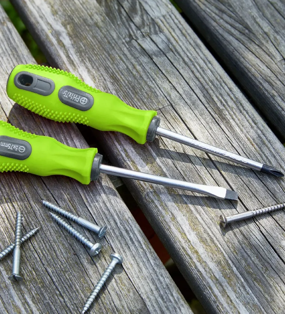 Terra Kids Legeværktøj>Haba Skruetrækker - 2 stk. - Grøn