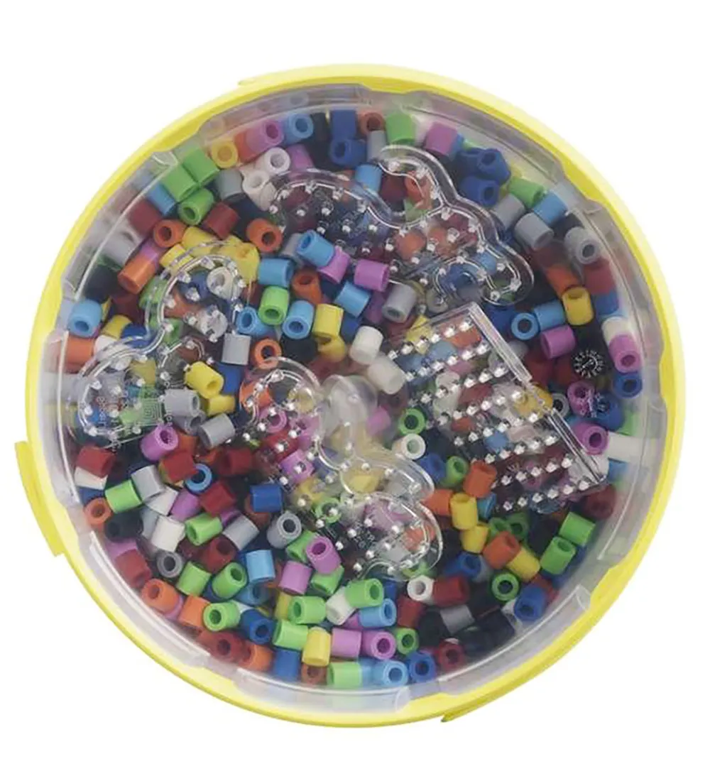 Hama Perler>Maxi Perler - 3000 stk. + 4 plader - Multifarvet