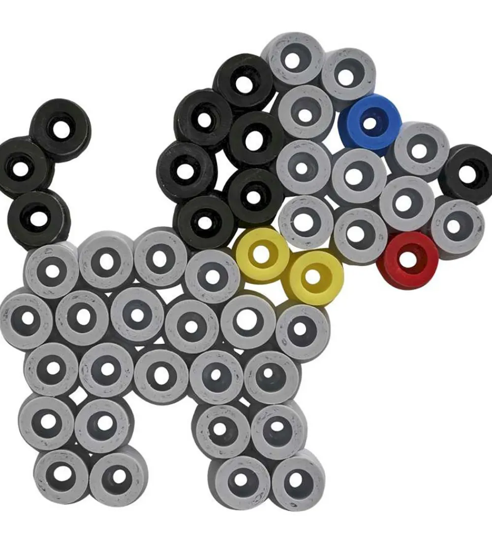 Hama Perler>Maxi Perler - 3000 stk. + 4 plader - Multifarvet