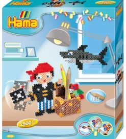 Hama Perler>Midi Gaveæske - 2500 stk - Pirat Leg