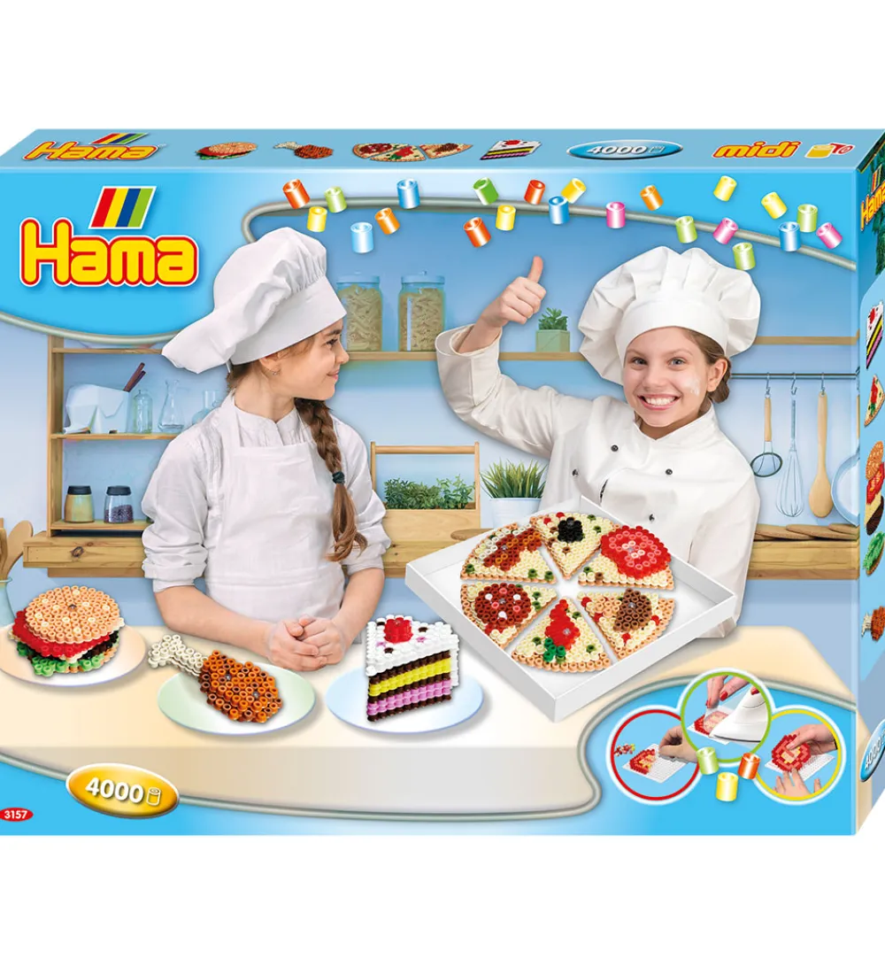 Hama Perler>Midi Gaveæske - 4000 stk - Snack Box