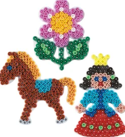 Hama Perler>Midi Perleplader - 3-pak - Blomst, Pony & Prinsesse