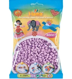 Hama Perler>Midi Perler - 3000 stk. - 96 Pastel Syren