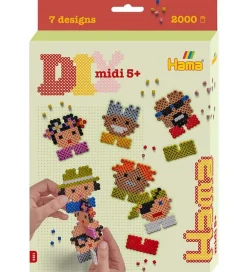 Hama Perler>Midi Perler - 2000 stk. - DIY Ophæng