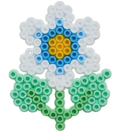 Hama Perler>Midi Perlesæt - 1100 stk. - Sommerfugl & Blomst