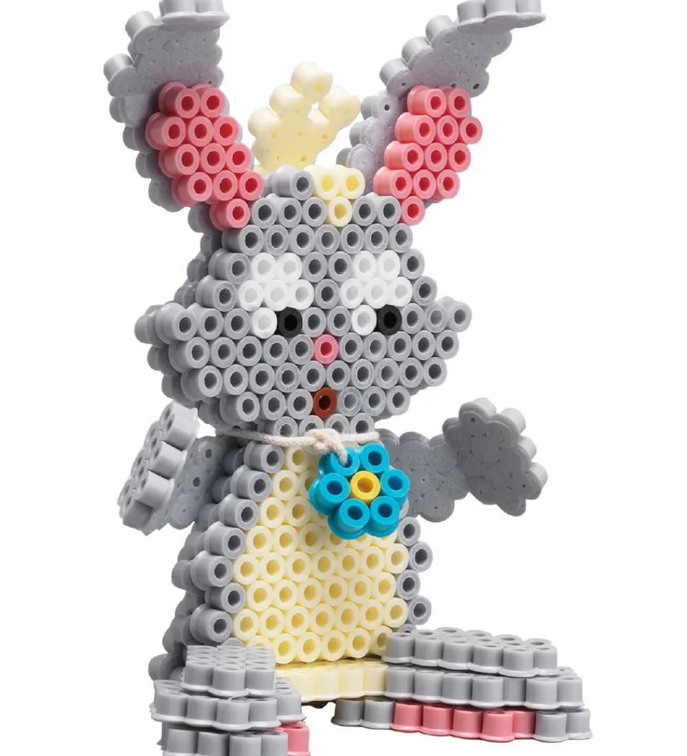 Hama Perler>Midi Perlesæt - 2500 stk. - 3D - Ræv & Kanin