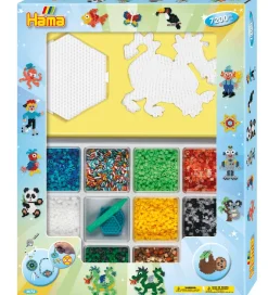 Hama Perler>Midi Perlesæt - 7200 stk. - Drage